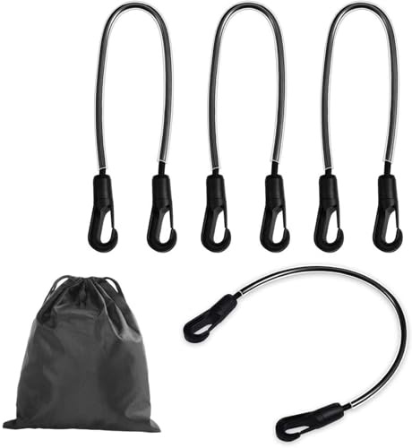 jiingekk 4 cinghie elastiche per coda con doppie clip regolabili per coperte per cavalli elastici per gambe per la cura del cavallo cinghie elastiche per gambe per cavalli
