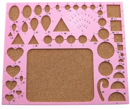 JLEivvi 1 PCS Paper Quilling Kit Pink Paper Quilling Tools Set DIY Art Crafts Crimper Templates for Beginners and Adults