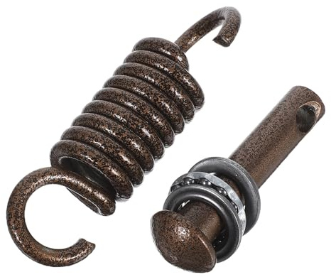 VINTORKY Kit Molle in Metallo per Sedia Sospesa 1 Pezzo Gancio a Molla e Smorzatore Rumore, Accessori per Altalena da Patio e Giardino, Supporto Sicuro per Amache e Sedie a Dondolo