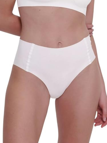sloggi Zero Feel 2.0 High Waist, Biancheria Intima Donna, Silk White, S
