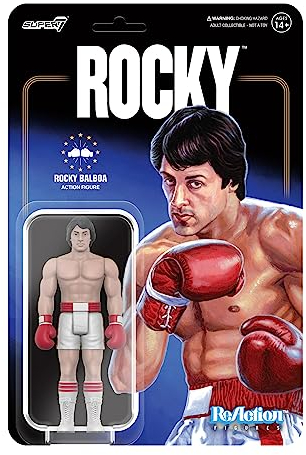 SUPER7 Rocky Reaction Figur Rocky Balboa, 10 cm