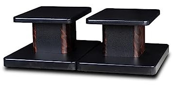 Ddasam 15cm Speaker Stands - 1 Pair, Wooden Universal Floor Stands for Surround Sound TV, Hi-Fi & Home Cinema, Enhancing Listening Experience