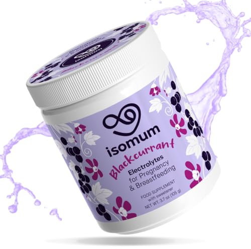 ISOMUM Electrolyte Powder for Pregnancy & Breastfeeding | Zero Sugar- Hydration & Energy Supplement with Essential Vitamins & Minerals | Prenatal & Postnatal | Safe for Nursing Mums - 30 Servings