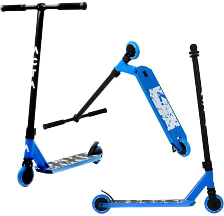 ACTA Patineta Freestyle - Modelo FS - Azul | Compresión HIC - Ligera y Polivalente (Azul/Negro)
