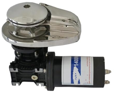 DWOGCEBX 12v Marine Electric Anchor Winch Stainless Steel Vertical Mooring System For Boats Compatible With Most Vessels