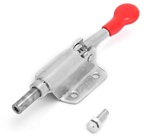 HERRAMIENTA DE MANO DE ABRAZADERA VERTICAL DE CAPACIDAD DE 60 KG ABRAZADERA DE LIBERACIÓN RÁPIDA DE EMPUJAR/TIRAR DE 10 MM DE HIERRO GALVANIZADO