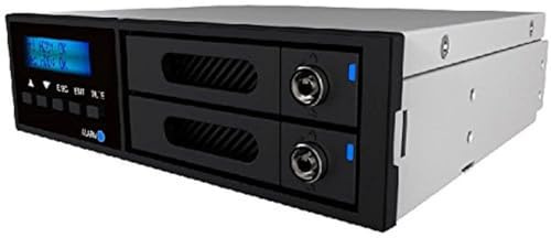 Raidon Intank Ir2022 - Internes RaiD-Geh?use Mit Datenanzeige, Netzanzeige, Tastensperre, LcD-Anzeige, L?fter - 2.5 (6,4 Cm) - 2 Sender/kanal - Sata