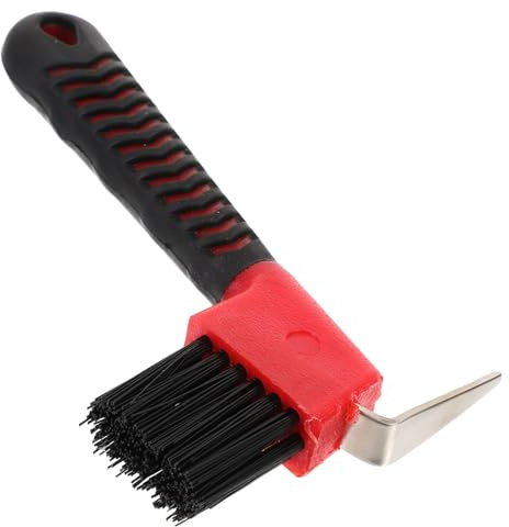 CORHAD Grip Hoof with Brush Rubber Hoof for Horse Grooming Random Essential Tool for Easy Hoof Cleaning and Care