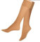 5er Pack Knie 20 den Transparent oder 40 DEN Nylon Fein-Kniestrümpfe breiter Komfortbund Damen (AMANDE 40 Den)