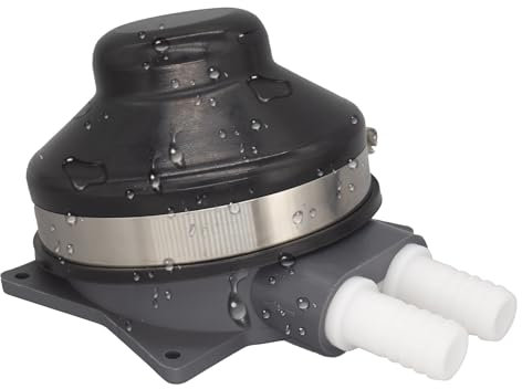 UANOFCN Manuelle Fußwasserpumpe Fuß Betrieben Pumpe passt für Boot Yacht Bilge Kombüse Wohnwagen Wohnmobil Toilette Camping