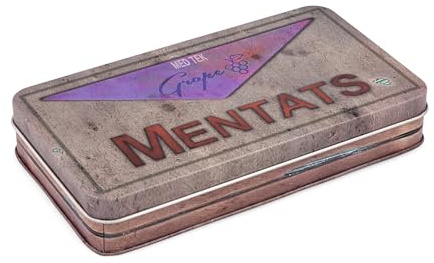 Toynk Fallout Grape Mentats Storage Tin Replica | Metal Trinket Dish Organizer For Jewelry, Accessories, and More
