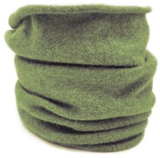 Native World Plain Neckwarmer | Possum Merino & Silk | Warm, Soft & Lightweight Knit Neck Gaiter for Men & Women | Made in New Zealand (Pistachio)