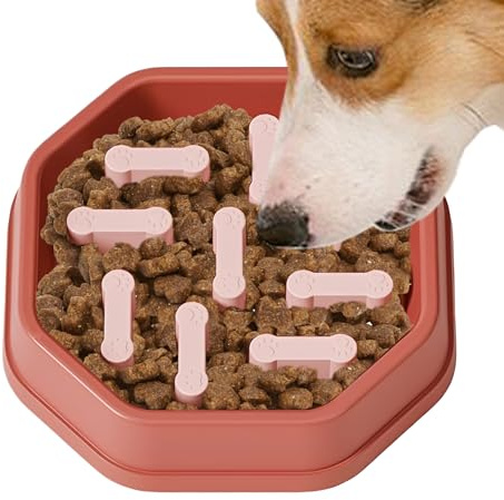 Slow Feeding Dog Bowl, Anti-choking Bowl Dish, Pet Feeding Dishes, for Dogs Puppy Pet Cat Water Eating Small Large Medium Breed