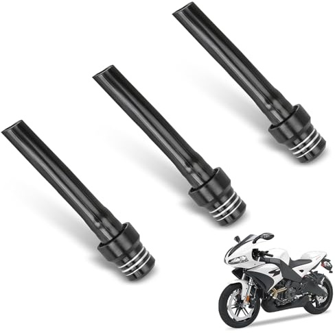 Wcawnlt 3 Piezas Respiradero para Tapa de Depósito de Motocicleta, Válvula de Ventilación de Combustible Universal con Válvula Antirretorno, Tubo de Ventilación de Aleación de Aluminio para Dirt Bike