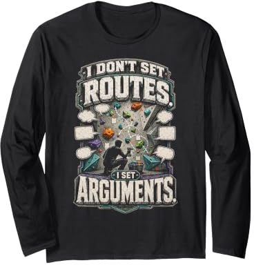 Creador de rutas de Escalada en Roca I Set Arguments Manga Larga