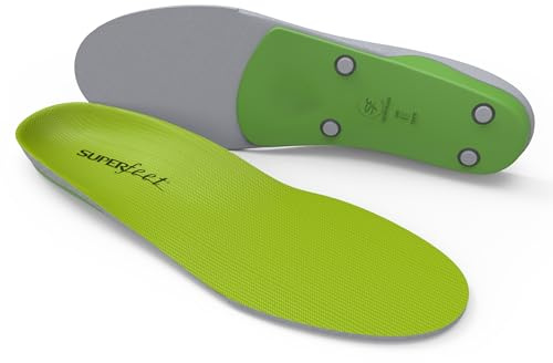 Superfeet Solette con Arco Plantare Alto - Inserti Ortopedici per Scarpe, EU 42 – 44