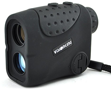 Visionking Entfernungsmesser 6x21 1000m Laser-Entfernungsmesser für die Jagd Golf Regen (Schwarz)