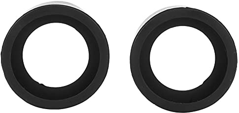Protector ocular profesional 2 piezas telescopio goma oculares cubierta ocular para 32 36 mm estéreo microscopio con 36 mm de diámetro (KP H2 ángulo plano)