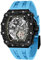 TSAR BOMBA Herrenuhr Automatik Carbon Fiber Uhren Herren- Japanisches Mechanische Uhrwerk-Saphirglas - 52M Wasserdicht-Lünette aus Kohlefaser-Silikonarmband-Luxus Leuchtend Quadratische Uhr