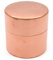 SyuRo Cylindrical Tea Caddy & Coffee Can Small - Copper - zen minded