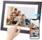 Hesmor Frameo Digital Photo Frame WiFi, 10.1 Inch Frameo Digital Picture Frame, 1280x800 IPS LCD Touch Screen, Auto-Rotat Built in 32GB Storage Electronic Photo Frame Share Photos Videos Anywhere