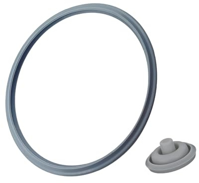 Bouge für WMF Schnellkochtopf Ersatzteile-22cm Dichtungsring Kochsignaldichtung - für Schnellkochtopf Deckel 2,5l 3l 4,5l, 6,5l 8,5l - 2 Teiliges Set