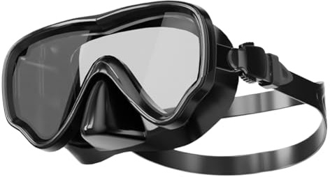 Hogvinnatil Lunettes de plongée pour homme | Lunettes anti-buée pour plongée libre – Équipement de plongée confortable, ajustement anti-fuite et design unisexe pour adultes à peau sensible