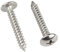 ORANXIN M3 x 12mm 50 Stk Runder Kopf Holzschrauben 304 Edelstahl Kreuzschlitz Mushroom Selbstbohrende Selbstschneidend Schrauben