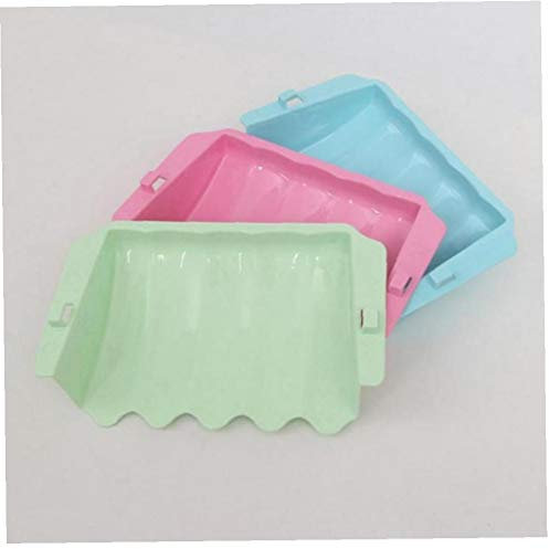 Aisoway Rabbit Hanging Feeder Bowl Hay Grass Holder Box Guinea Cat Guinea Pigs Small Animals Bowl Random Color