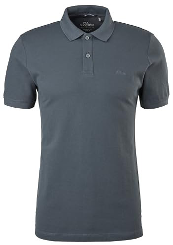 s.Oliver Herren 2024581 Polohemd, 95A1 grau, XXL