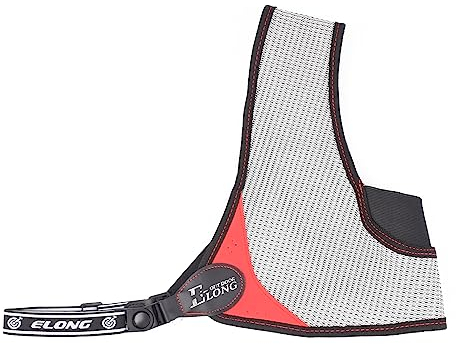 ELONG OUTDOOR Archery chest Guard Upgraded Version Black Adjustable Simple Nylon Mesh Archery Chest Protector