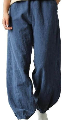 Generisch Tai-Chi-Hosen Confortable Kampfkunst Tai Chi Trainingshosen für Kampfsport Taiji Kung Fu Wushu Yoga Unisex Damen Herren Freizeithose,F,XL