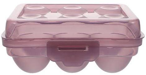 CLISPEED Boîte de Rangement Œufs Portable Compartiments Transparent Organiseur Léger et Résistant pour Camping et Pique- Conteneur Extérieur pour Réfrigérateur Réutilisable