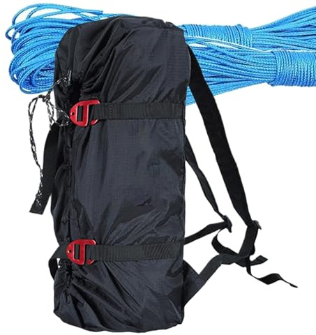 Arborist - Borsa portaoggetti in corda – Tessuto Oxford e poliestere 20 x 22 x 5 cm | Borsa per corda da arrampicata, zaino leggero per corda, arboricoltore per arrampicata su roccia, alpinismo