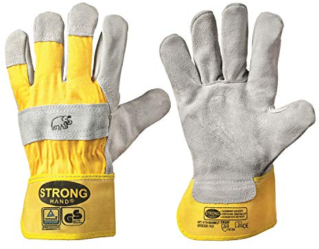 Format stronghand Profi Arbeitshandschuhe aus Rindspaltleder - Größen 8 bis 12