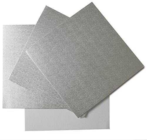 CLIMAPOR Panneau isolant polystyrène pour radiateur - contrecollé avec 1 feuille alu - 0,5 m x 0,5 m x 4 mm - 2 sachets (~ 4 m2)