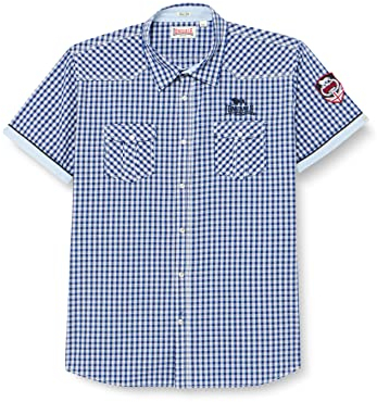 Lonsdale London Berny Männer Kurzarmhemd Navy 3XL 100% Baumwolle Streetwear