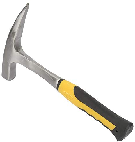 ASHATA Martillo de Pico de Roca Todo de Acero con Punta Puntiaguda Geólogo Pico de Roca para minería, prospección geológica(S)