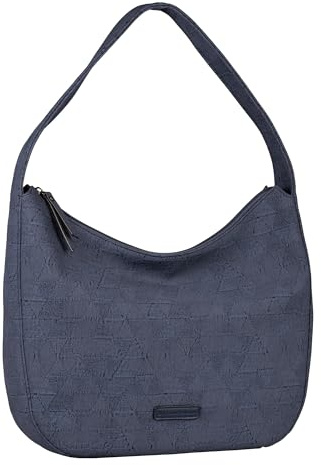 TOM TAILOR Carrie Damen Hobo Bag Schultertasche Mittelgroß Blau