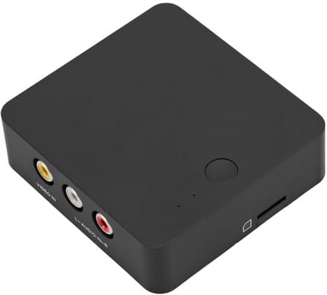 VBESTLIFE Convertisseur et Enregistreur AV vers HD, Adaptateur AV vers HDMI pour Convertir et Enregistrer des Vidéos pour Magnétoscope VHS DVD Caméscope TV, Prise en de la