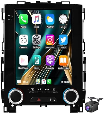 Estéreo Inalámbrico Con Carplay Android 15 Para Re-nault KOLEOS Megane 4 2016-2019,Pantalla Táctil De 9,7 Pulgadas Android Auto Navegación GPS Bluetooth FM RDS HiFi WiFi SWC Cámara De Respa(Size:L200)