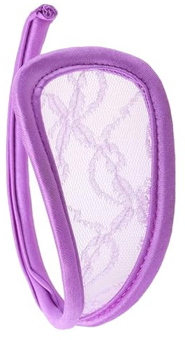 Myazs Biancheria intima da donna in pizzo floreale C String Invisibile Lingerie Sexy Solido Perizoma Hollow Slip Biancheria intima