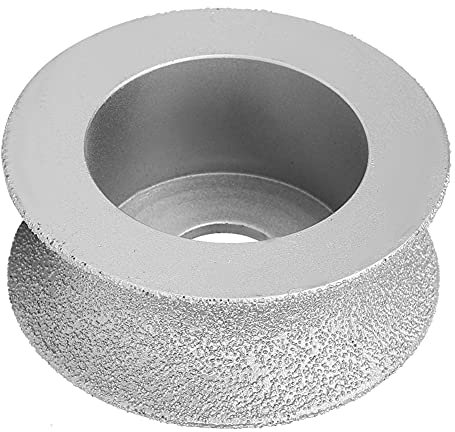 Bullnose Grinding Wheel, Porcelain Bullnose Tool Outer Diameter 7.3cm Hole Diameter 2cm Brazed Diamond Grinding Wheel Concave Abrasive Wheel for Stone Ceramic Glass(2.5cm)
