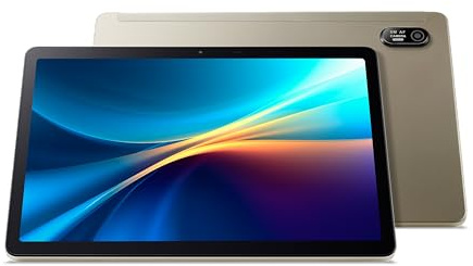 acer Iconia Tab V11 (V11-11-81BJ) Tablet 11 Zoll (27,94 cm) FHD IPS Touch Display - MediaTek MT8786 Octa-Core Prozessor, 6 GB LPDDR4X RAM, 256 GB eMMC Speicher, Android 14, Champagne + Bumper Case