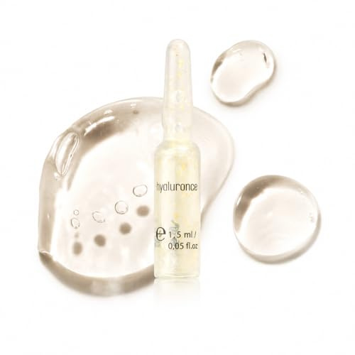 hyaluronce Caviar Luxus-Ampullen für strahlende Haut, mit Kaviar- und Gold-Extrakten sowie Matrixyl und Vitaminen, hochwertige Gesichtspflege,14x1,5ml