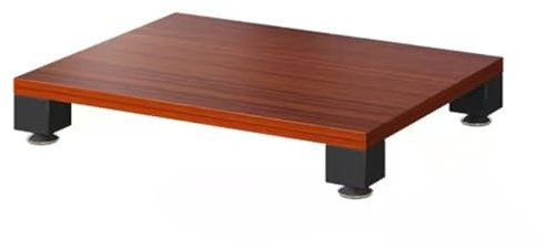 Heavy Duty Audio Component Rack, Stereo Rack, Record Player Stand, Design AV Media Stand, Rörligt Audio Rack Tower Player Stand, Förvaring för underhållning Stereo Component(Teak,60x48x10cm)