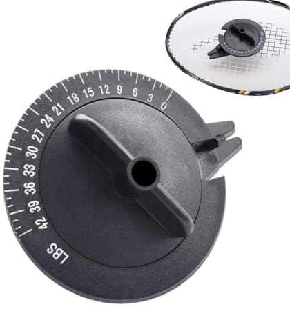 Corda per racchetta sportiva: misuratore di tensione portatile, dispositivo di misurazione della racchetta, tester di precisione con funzione display chiaro | Regalo per la mamma, il papà, i