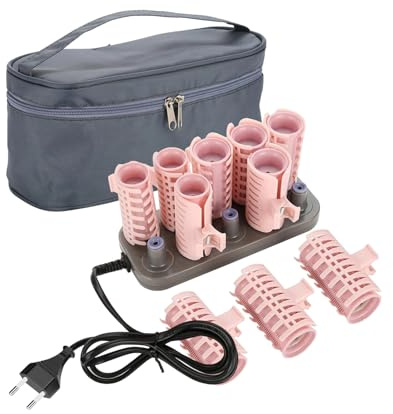 Byuexhp Bigoudis - Mini fer à friser à chauffage rapide - Bigoudis pour femme - Pour cheveux longs moyens et fins - Pour femmes et filles - Pour les voyages