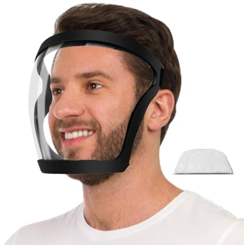 Work Protective Hood – PC Lens | Anti-Fog Face Shield | Safety Face Cover | Protective Gear, Faces Shield With Uncoated Polycarbonate Clear Lens