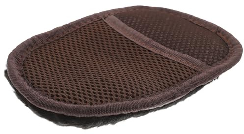 Abaodam Chiffon à Cirer Chaussures Petit Taille Noir en Peluche Synthétique Moufles Multifonction pour Entretien Bottes et Nettoyage Intérieur Voiture Kit Lustrage et Doux